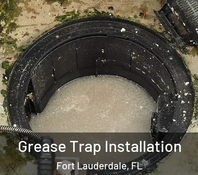  Grease Trap Installation Fort Lauderdale, FL