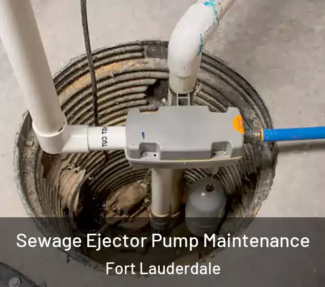  Sewage Ejector Pump Maintenance Fort Lauderdale