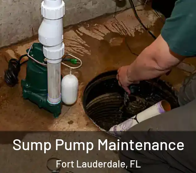  Sump Pump Maintenance Fort Lauderdale, FL